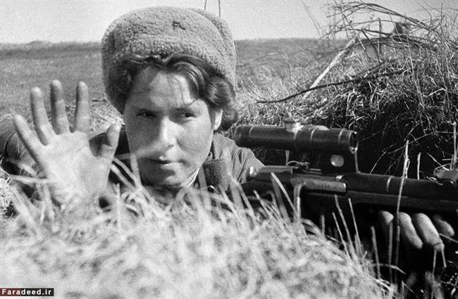 تصاویر/ زنان تک تیرانداز شوروی؛ فرشتگان مرگ