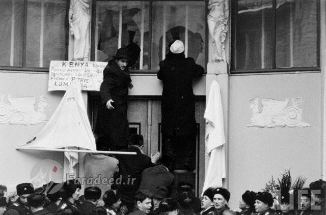 تصاویر/ حمله به سفارت بلژیک در مسکو، 1961 میلادی