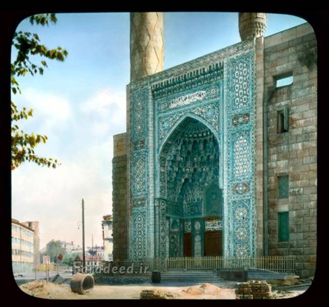 نمایی از مسجد سن پترزبورگ؛ این مسجد در سال 1910 هنگام جشن 25 سالگی خلافت 