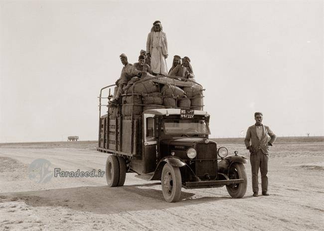 کامیونی در راه موصل