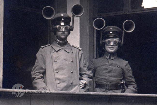دستگاهی عجیب و غریب ساخت آلمان ها برای رصد توپخانه دشمن در جنگ جهانی اول