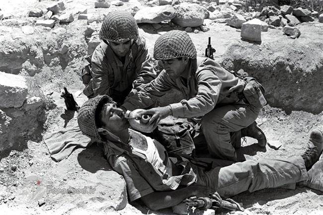 سرباز مجروح اسرائیلی در منطقه عملیاتی در بیت المقدس
