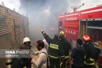 ورزشگاه دخانیات آتش گرفت/حادثه تاکنون مصدومی نداشته است