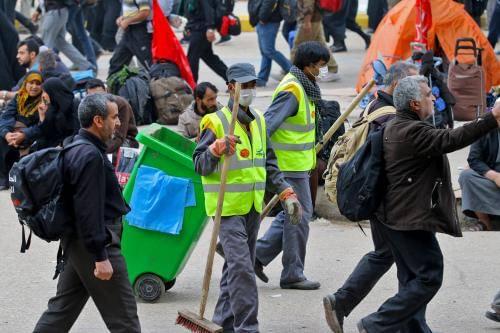 خدمت رسانی 450 نفر از پرسنل شهرداری تهران در نجف اشرف