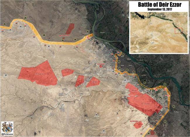 از شکست محاصره دیرالزور در ماه سپتامبر تا آزادسازی کامل شهر و تدارک عملیات برای آزادسازی البوکمال+نقشه