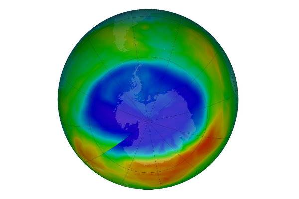 برای اولین بار از سال 1988، حفره لایه ازن قطب جنوب به کوچکترین اندازه رسید
