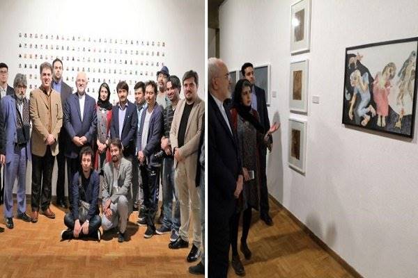 ظریف از موسسه اکو و نمایشگاه هنرهای معاصر افغانستان بازدید کرد
