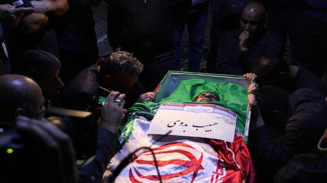 پیکر شهید "حبیب بدوی" در اهواز تشییع و خاکسپاری شد