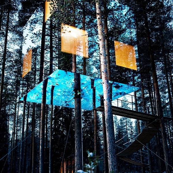 1-Crazy-Hotels-The-Mirrorcube-Tree-House-Hotel-Sweden