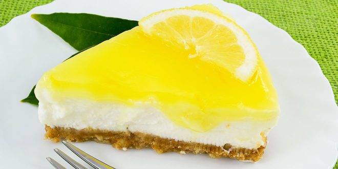 طرز تهیه چیز کیک بدون گلوتن با طعم لیمو