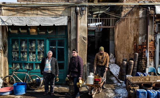 مشاغل قدیمی در معبر تاریخی سامان میدانی