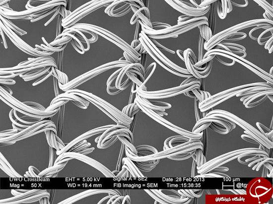 نایلون زیر میکروسکوپ +عکس