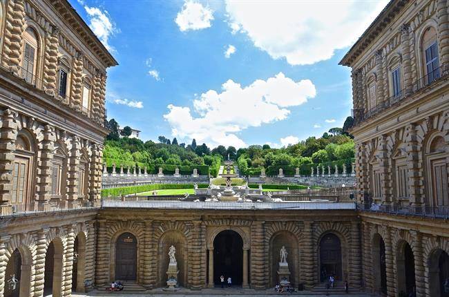 قصر پیتی و باغ های بابولی Palazzo Pitti (Pitti Palace) and Boboli Gardens