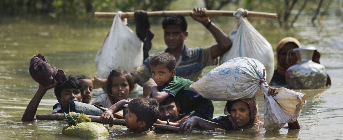 آوارگی مسلمانان میانمار برای فرار از شر دولت اشقیا