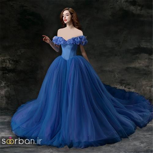 لباس عروس آبی23