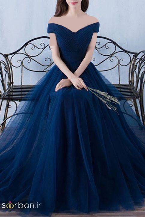 لباس عروس آبی24