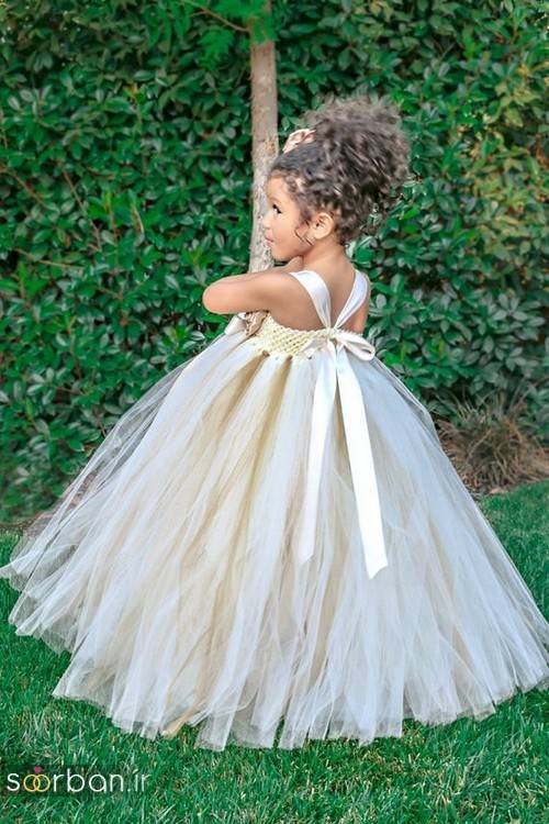 لباس عروس بچگانه 2017 شیک و بسیار زیبا