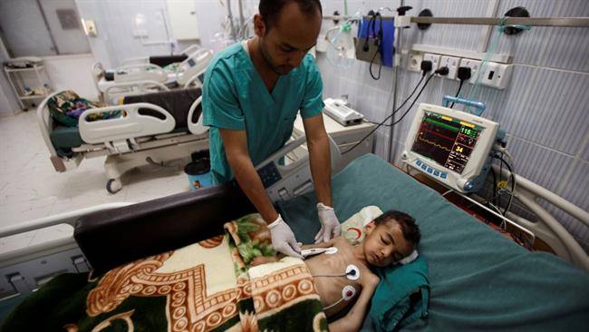 مبتلایان به وبا در یمن