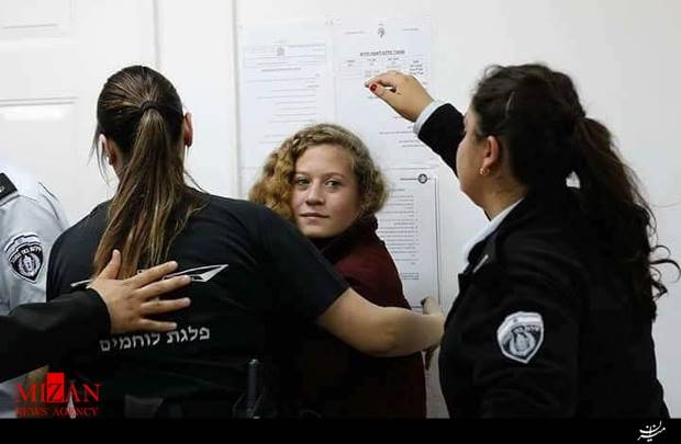 حرکت شجاعانه دختر 16 ساله فلسطینی که نظامیان صهیونیست را به هم ریخت