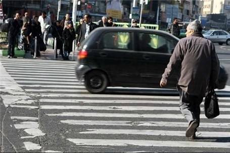 سهم 44 درصدی عابران پیاده در تصادفات درون شهری طی 7 ماهه امسال