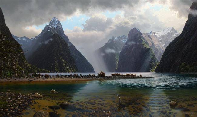 پارک ملی فیوردلند Fiordland National Park و تنگه میلفورد Milford Sound در جزیره جنوبی 