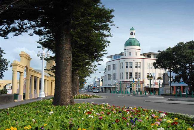 شهر نیپیر Napier در خلیج هاوکه Hawke's Bay، جزیره شمالی