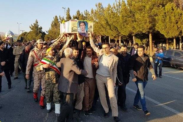 پیکر شهید خانلرخانی در قاسم‌آباد شاهرود به خاک سپرده شد
