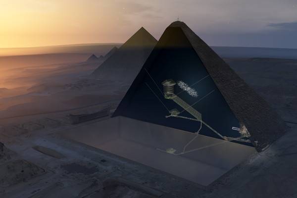 احتمال وجود تخت پادشاهی فرعون در سالن مخفی هرم بزرگ جیزه
