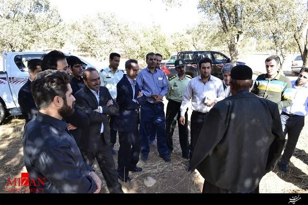 دادستان لرستان از منطقه جنگلی قلعه‌گل بازدید کرد + عکس