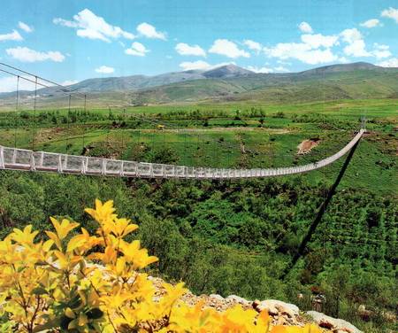 طولانی ترین پل معلق خاورمیانه