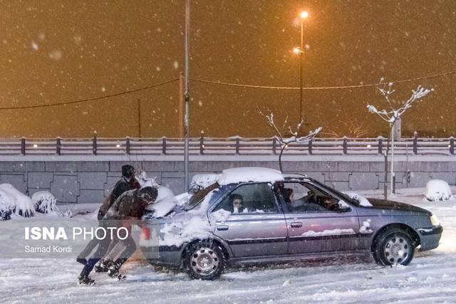 آزادی ایرانیان در برف