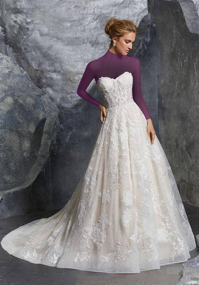 مدل لباس عروس دکلته 2018