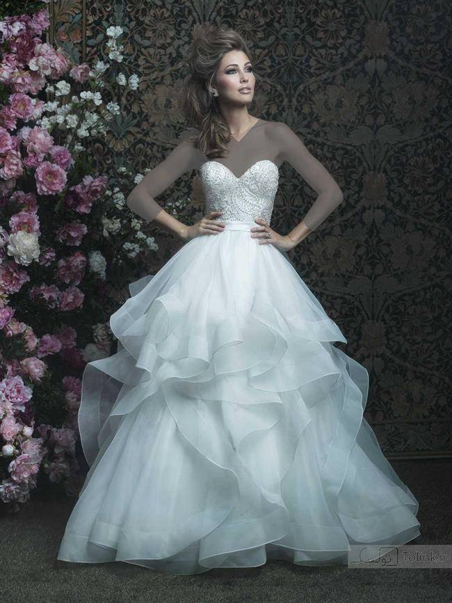 مدل لباس عروس پف‌دار