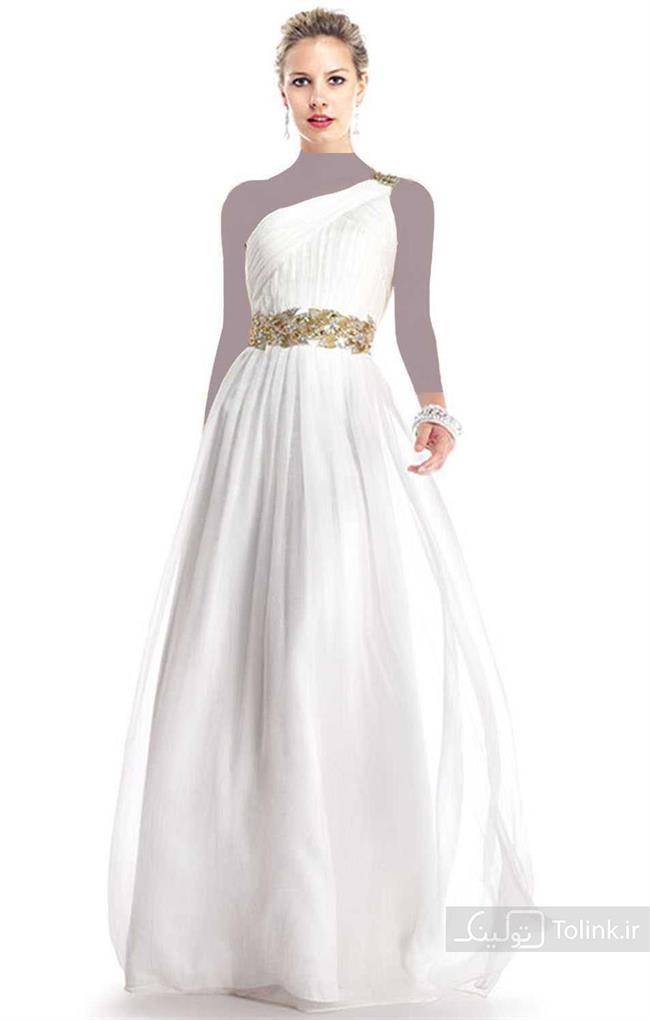لباس عروس مدل یونانی