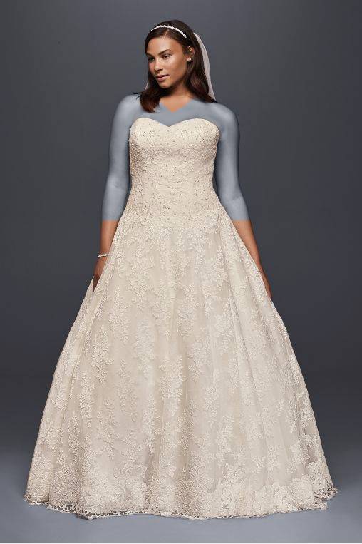 مدل لباس عروس سایز بزرگ 