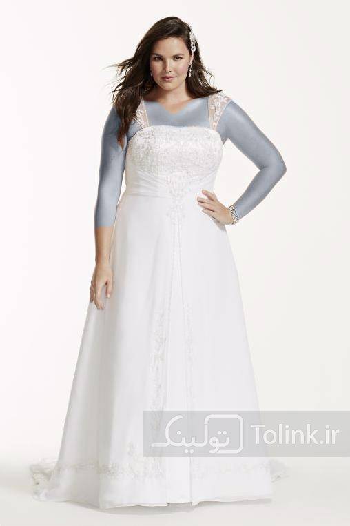 مدل لباس عروس سایز بزرگ 