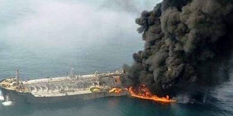 ارایه گزارش علت آتش سوزی نفتکش سانچی تا 2 ماه دیگر