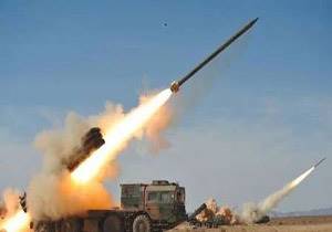 انهدام مواضع نظامیان سعودی توسط موشک‌های ارتش یمن