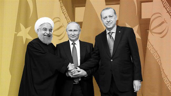 دشمنی مشترک با آمریکا روزبه‌روز ایران، روسیه و ترکیه را به هم نزدیک می‌کند