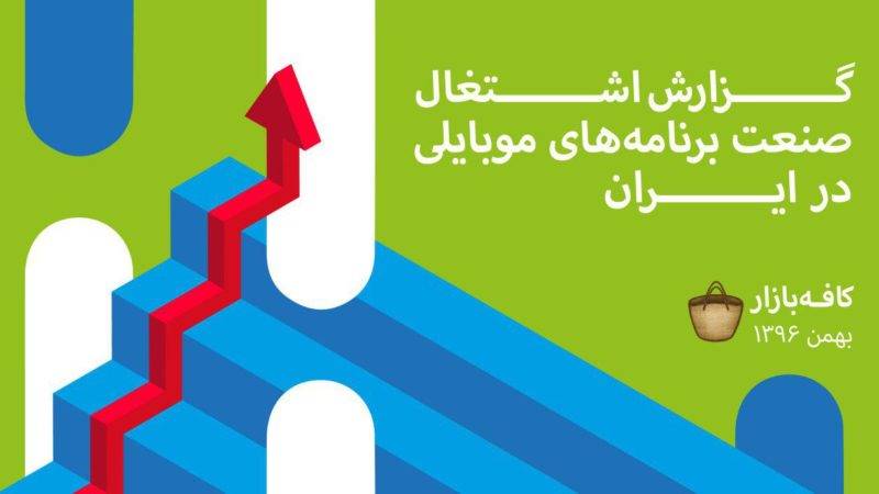 گزارش کافه بازار پیرامون «اشتغال صنعت برنامه های موبایلى در ایران» منتشر شد