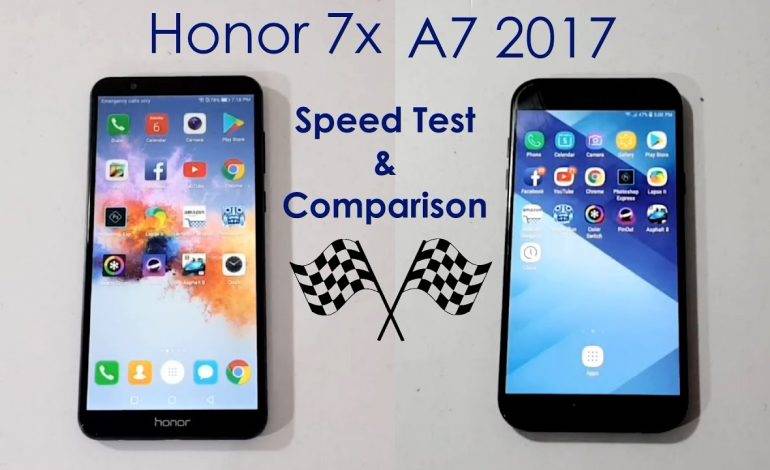 یک نبرد جانانه: مقایسه سرعت بین Honor 7X و سامسونگ گلکسی A7