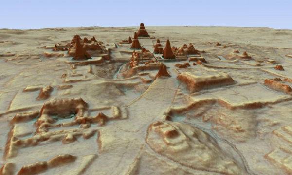 کشف 40 هزار ساختمان در شهر باستانی مکزیک به کمک فناوری لیدار