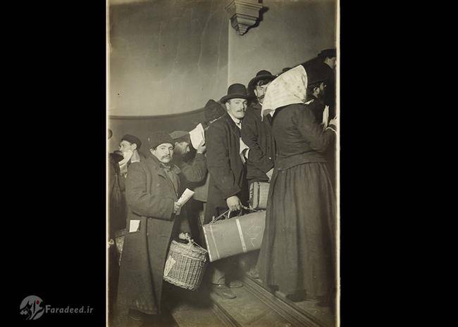 مهاجران اسلاو در حال مهاجرت به ایالات متحده (1908)