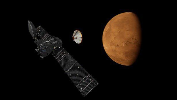 آزمایش 11 ماهه "ترمز" مدارگرد مریخ به پایان رسید