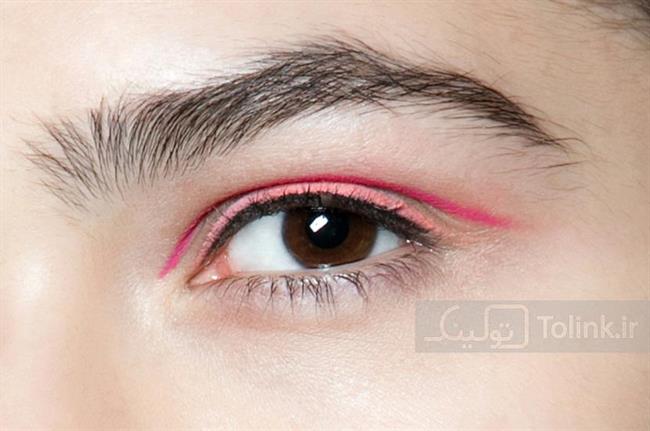 خط چشم رنگی