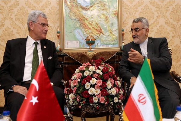 دیدار علاءالدین بروجردی با رئیس کمیسیون امور خارجی مجلس ملی ترکیه