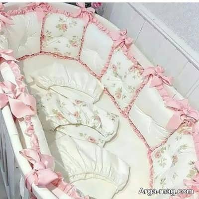 تزیین زیبا تخت نوزاد 