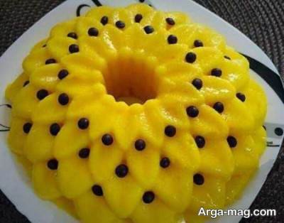 طرز تهیه پگودینگ زعفرانی