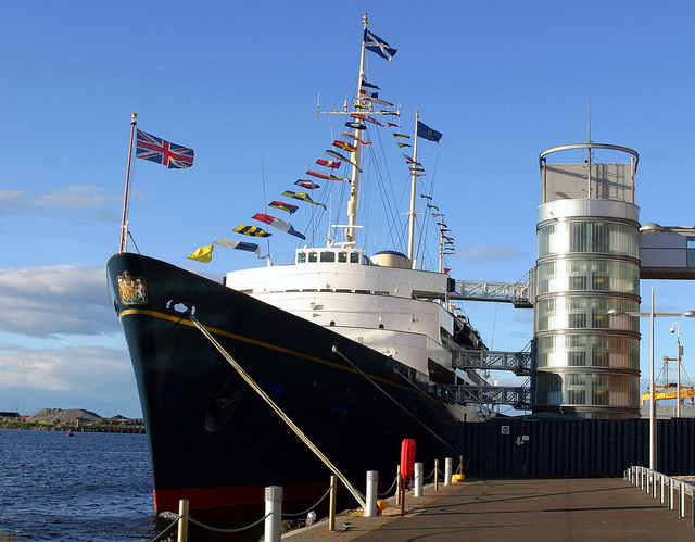 کشتی تفریحی سلطنتی بریتانیا Royal Yacht Britannia در ادینبورگ