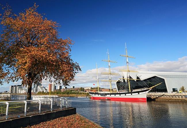 موزه ریورساید Riverside Museum و کشتی بزرگ Tall Ship در گلاسکو